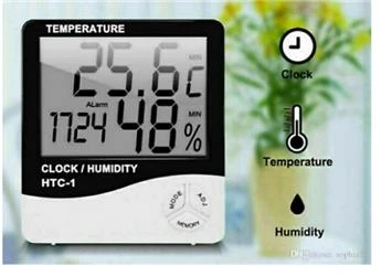 Lotus LTS-3273 Clock  Dijital Nem ve Sıcaklık Ölçer Saat - 4