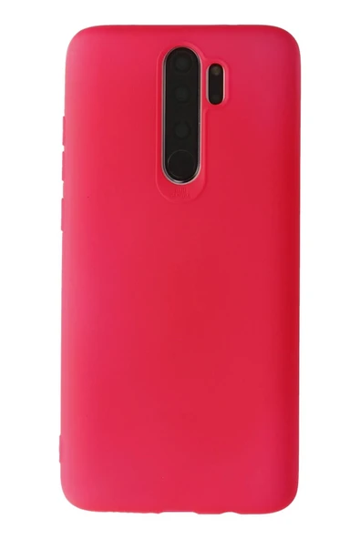 Xiaomi Redmi Note 8 Pro Kılıf First Silikon - Pembe - 1