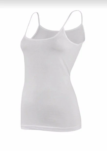 YILDIZ 2245 KADIN MODAL SÜPER İNCE İP ASKILI ATLET 6 ADET - Resim 2