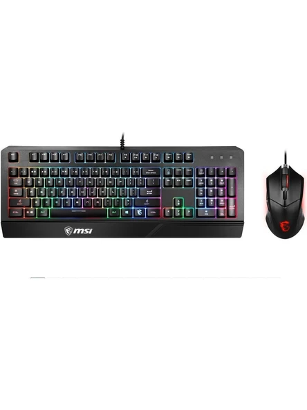 Msı Vigor GK20 Türkçe Rgb Klavye & Msı Clutch GM08 Mouse Gaming Kablolu Set
