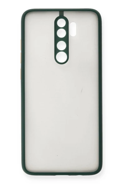 Xiaomi Redmi Note 8 Pro Kılıf Montreal Silikon Kapak - Yeşil - 2