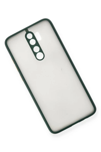 Xiaomi Redmi Note 8 Pro Kılıf Montreal Silikon Kapak - Yeşil - 3