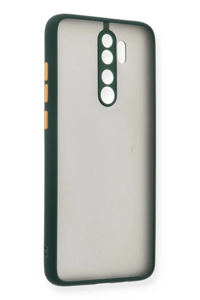 Xiaomi Redmi Note 8 Pro Kılıf Montreal Silikon Kapak - Yeşil - 1