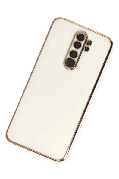 Xiaomi Redmi Note 8 Pro Kılıf Volet Silikon - Beyaz - 3