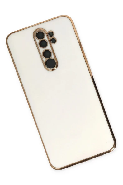 Xiaomi Redmi Note 8 Pro Kılıf Volet Silikon - Beyaz - 2