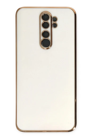 Xiaomi Redmi Note 8 Pro Kılıf Volet Silikon - Beyaz - 1