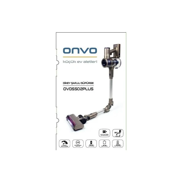 Onvo Katlanabilir Dikey Şarjlı Süpürge / Ovdss02plus - 2