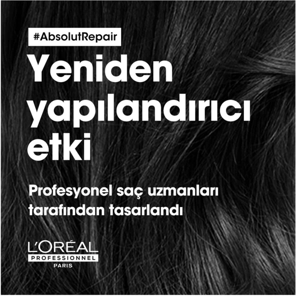 Serie Expert Absolut Repair Yıpranmış Saçlar İçin Onarıcı Saç Bakım Kremi 200 ml - Resim 4