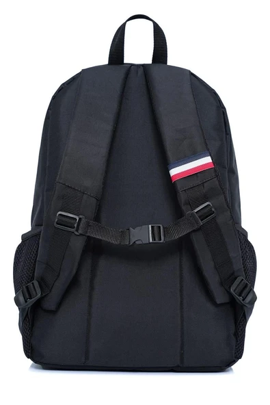 Cambridge Polo Club Unisex Şık Çok Gözlü Günlük Sırt Çantası - Okul Çantası Siyah - Resim 3