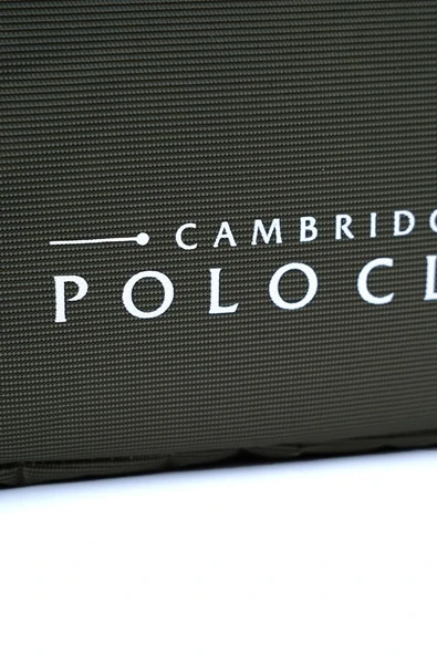 Cambridge Polo Club Hafif Su Geçirmez Günlük Sırt Çantası - Okul Çantası Haki - 10