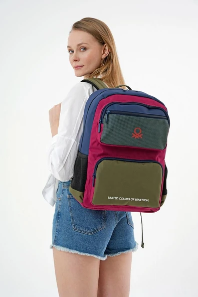 United Colors Of Benetton Günlük  Sırt Çantası - Okul Çantası 20898 - Resim 4