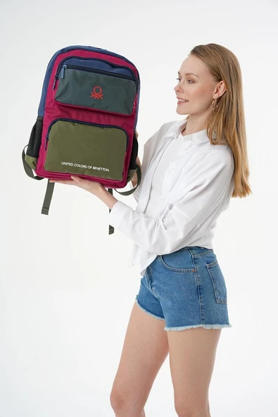 United Colors Of Benetton Günlük  Sırt Çantası - Okul Çantası 20898 - Resim 6