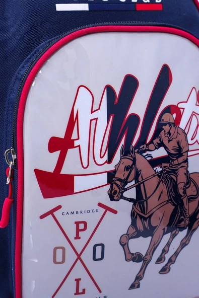 Cambridge Polo Club Lacivert Riders 3'lü  Erkek İlkokul Çanta Seti - 9