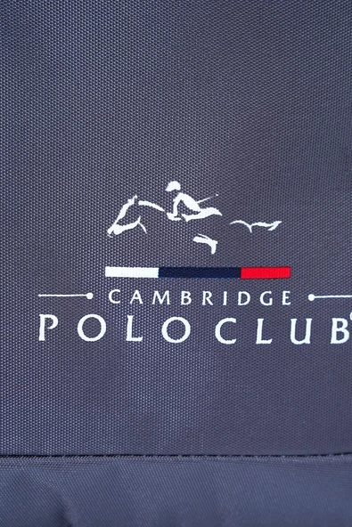 Cambridge Polo Club Unisex Çok Gözlü Günlük Sırt Çantası - Okul Çantası Gri - Resim 12