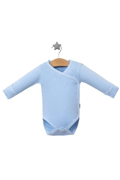 Uzun Kollu Kundak Body Mavi ürün görseli