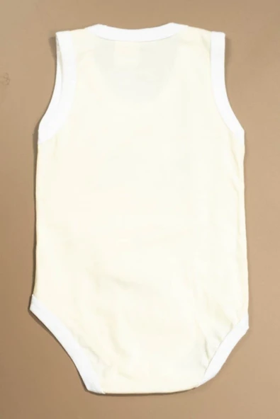 Baskılı Çocuk Body Unisex Sarı - Resim 2