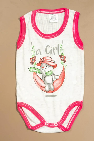 Baskılı Çocuk Body Unisex Gri ürün görseli