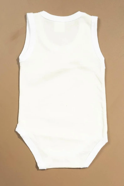Baskılı Çocuk Body Unisex Krem - Resim 2