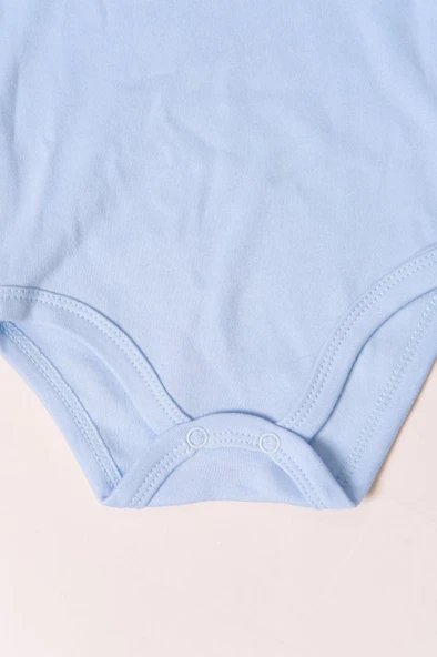 Uzun Kol Polo Yaka Body Mavi - Resim 3