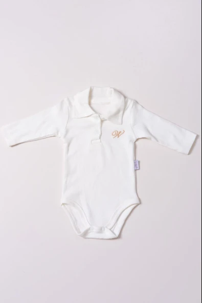 Uzun Kol Polo Yaka Body Beyaz ürün görseli