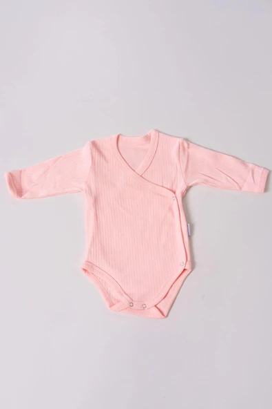 Uzun Kol Kundaklı Body Somon ürün görseli