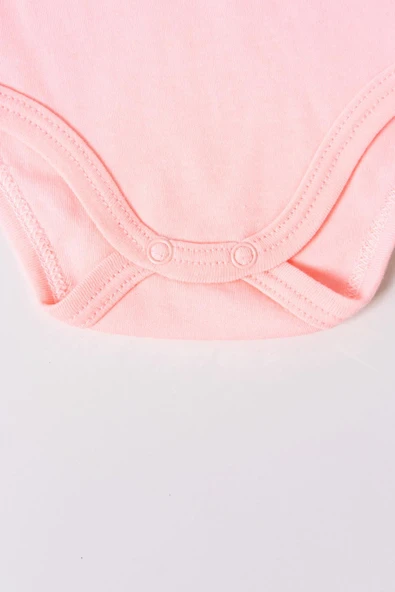 Uzun Kol Polo Yaka Body Pembe - Resim 3