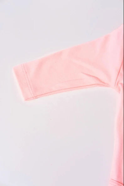 Uzun Kol Polo Yaka Body Pembe - Resim 4