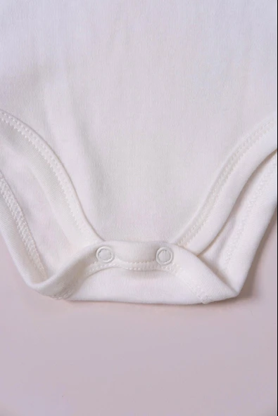 Uzun Kol Polo Yaka Body Beyaz - Resim 4