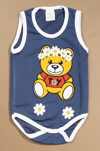 Baskılı Çocuk Body Unisex Lacivert ürün görseli