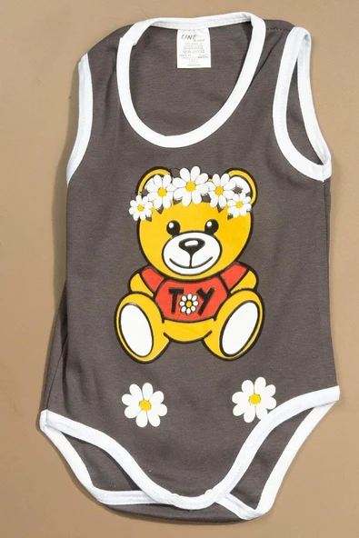 Baskılı Çocuk Body Unisex Siyah ürün görseli