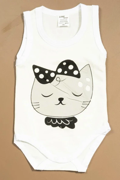 Baskılı Çocuk Body Unisex Krem ürün görseli