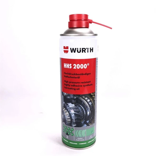 Würth 0893 106 028 500ml HHS 2000 Yüksek Basınca Dayanıklı Yağlama Sprey - 3