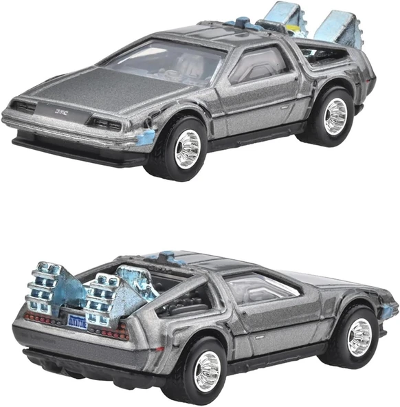 Hot Wheels Premium Pop Culture Back To The Future Time Machine JBL65 - Resim 2