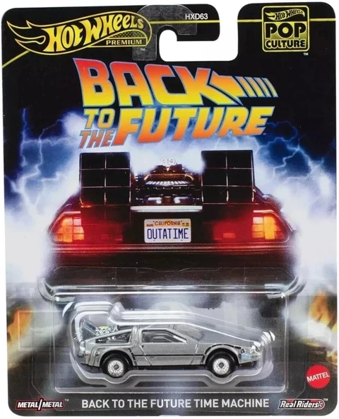 Hot Wheels Premium Pop Culture Back To The Future Time Machine JBL65 ürün görseli