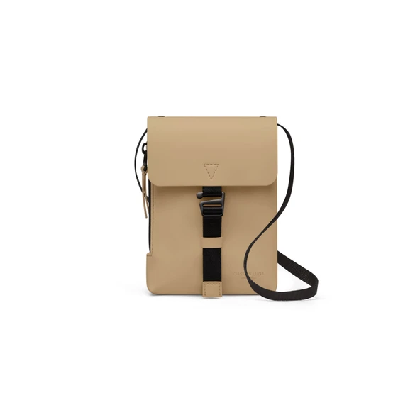 Gaston Luga Spläsh Mini Crossbody Omuz Çantası - Latte - 1