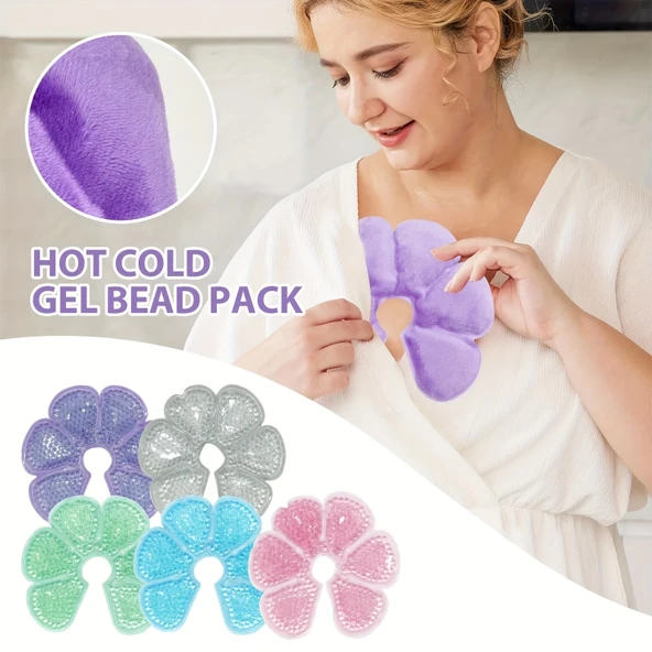 Emziren Anneler İçin 2 Li Jel Göğüs Pedi – Sıcak Ve Soğuk Kullanıma Uygun, Pvc Dolgulu, Konfor Ve Destek Sağlayan Ped (pembe) - Resim 4