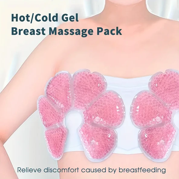 Emziren Anneler İçin 2 Li Jel Göğüs Pedi – Sıcak Ve Soğuk Kullanıma Uygun, Pvc Dolgulu, Konfor Ve Destek Sağlayan Ped (pembe) ürün görseli