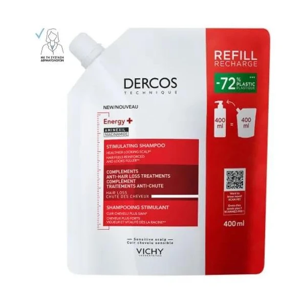 Vichy Dercos Energy+ Şampuan 400 Ml- REFİLL ürün görseli 1