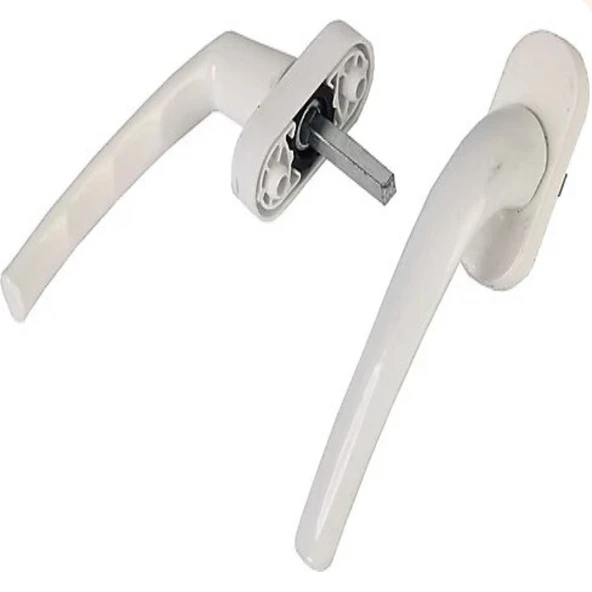 Pimapen Pvc Pencere Ve Kapı Kolu Beyaz 2 Adet - Resim 2