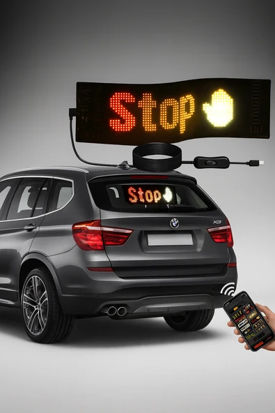 Su Geçirmez Süper Parlak Programlanabilir LED Matris Paneli Mağaza Otel Özel Metin Deseni 130cmÖzel Metin Deseni Animasyon - 4