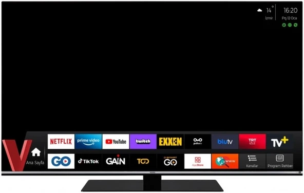 Vestel 55O9930 4K Ultra HD 55" 140 Ekran Uydu Alıcılı Smart OLED TV - Resim 2