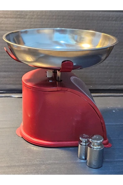 5 Kg Retro Nostalji Mutfak Tartısı Analog Terazi - Resim 4
