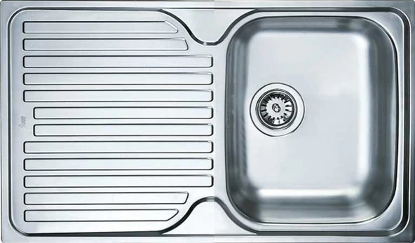 Teka Princess 50 1B 1D Mikroketen Yüzey, Tek Gözlü Sağ Damlalıklı Eviye ürün görseli 1