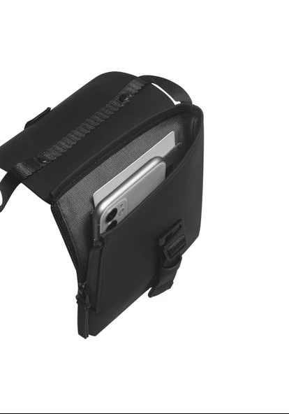 Gaston Luga Spläsh Mini Crossbody Omuz Çantası - Black - 1