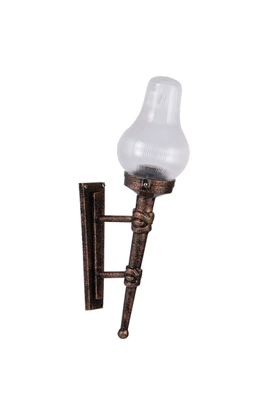 Şanlı Dış Mekan Akrilik Camlı Gaz Lambalı Aplik