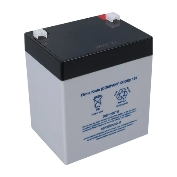 Yokohama YH-125.0 12 Volt - 5 Amper Akü (90x70x101 mm) - Resim 2