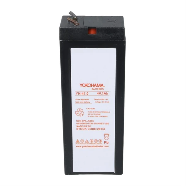 Yokohama YH-41.0 4 Volt - 1 Amper Akü (34X64x21 Mm) - Resim 3
