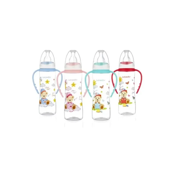 BEBEDOR BİBERON DESENLİ PP KULPLU 250 ML 77302 ürün görseli