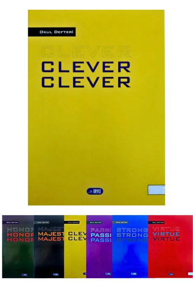 1 adet a4 boy 40 yaprak çizgili defter karton kapak kenarı kırmızı çizgili ürün görseli 1