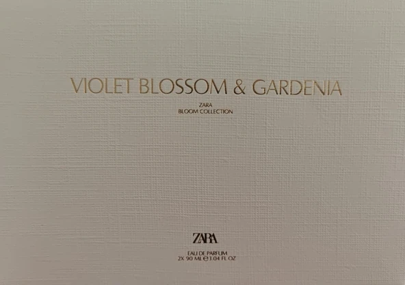 ZARA VIOLET BLOSSOM + GARDENIA EDP 2X90 ML - 4